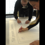 Im zweiten Teil des Workshops durften die Studierenden ihre Wunsch-Lernumgebung aufzeichnen