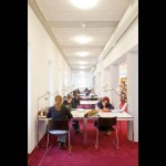 Arbeitsplätze in der Bibliothek der Altertumswissenschaften - copyright Baudepartement des Kantons Basel-Stadt (Foto J. Jäggy)