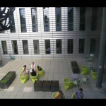 Innenhof des Jacob-Burckhardt-Hauses