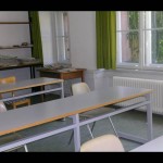 Arbeitsplätze im Zeitungslesesaal der Universitätsbibliothek