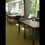 Arbeitsplätze im Zeitschriftenmagazin der Universitätsbibliothek